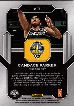 2022 Panini Prizm WNBA - Far Out #12 Candace Parker Back