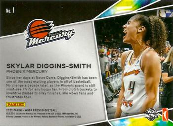 2022 Panini Prizm WNBA - Get Hyped #1 Skylar Diggins-Smith Back
