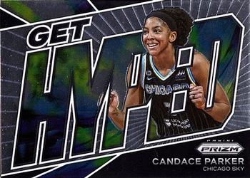 2022 Panini Prizm WNBA - Get Hyped #4 Candace Parker Front