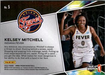 2022 Panini Prizm WNBA - Get Hyped #5 Kelsey Mitchell Back