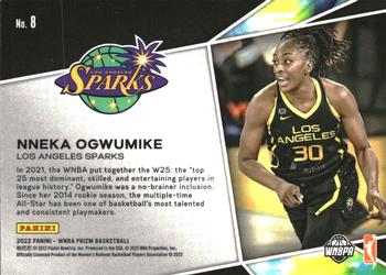 2022 Panini Prizm WNBA - Get Hyped #8 Nneka Ogwumike Back