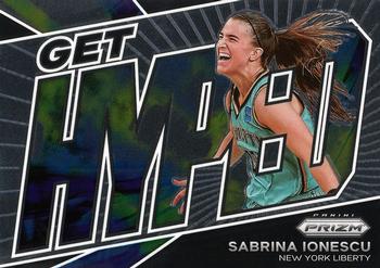 2022 Panini Prizm WNBA - Get Hyped #12 Sabrina Ionescu Front