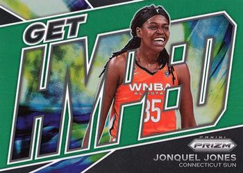 2022 Panini Prizm WNBA - Get Hyped Prizms Green #11 Jonquel Jones Front