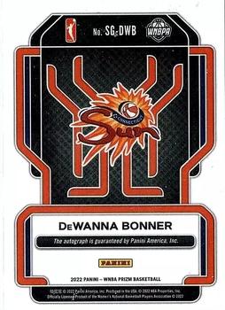 2022 Panini Prizm WNBA - Signatures #SG-DWB DeWanna Bonner Back