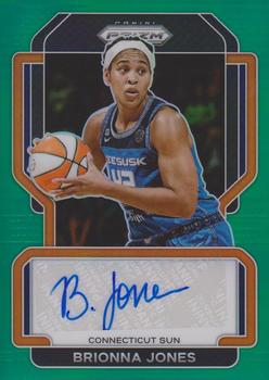 2022 Panini Prizm WNBA - Signatures Prizms Green #SG-BJN Brionna Jones Front