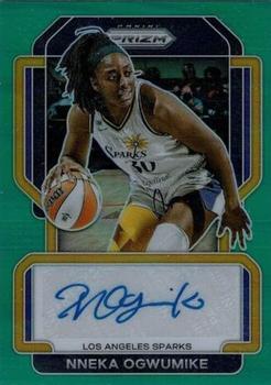 2022 Panini Prizm WNBA - Signatures Prizms Green #SG-NOG Nneka Ogwumike Front