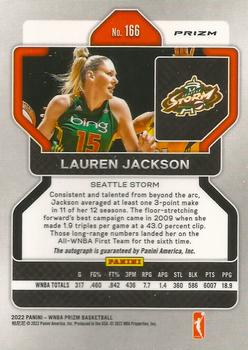 2022 Panini Prizm WNBA - W25 Prizms Signatures #166 Lauren Jackson Back