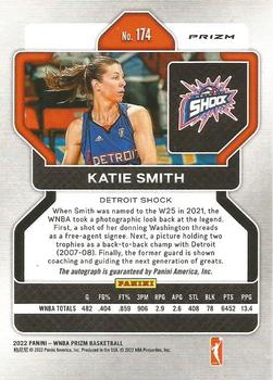2022 Panini Prizm WNBA - W25 Prizms Signatures #174 Katie Smith Back