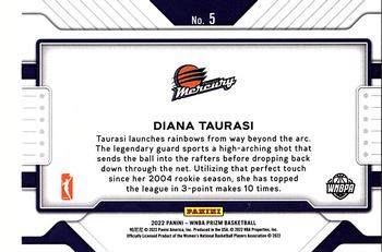 2022 Panini Prizm WNBA - Widescreen #5 Diana Taurasi Back