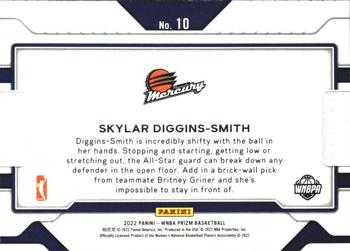 2022 Panini Prizm WNBA - Widescreen #10 Skylar Diggins-Smith Back