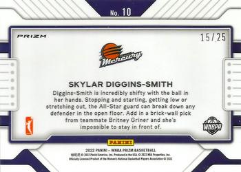 2022 Panini Prizm WNBA - Widescreen Prizms Mojo #10 Skylar Diggins-Smith Back