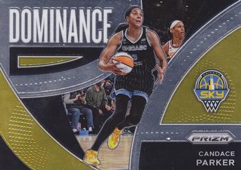 2022 Panini Prizm WNBA - Dominance #8 Candace Parker Front