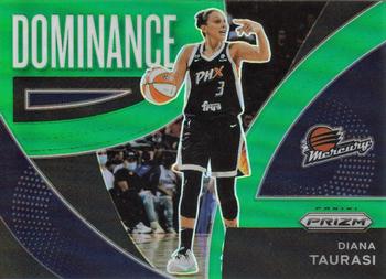 2022 Panini Prizm WNBA - Dominance Prizms Green #10 Diana Taurasi Front
