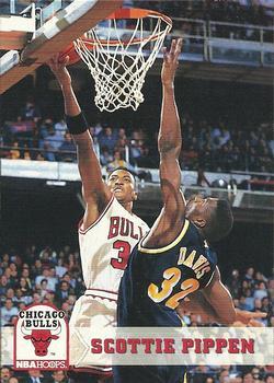 1993-94 Hoops Colonial Bakery/Iron Kids Bread Chicago Bulls #NNO Scottie Pippen Front