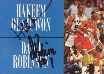 1994-95 SkyBox Premium - Hakeem Olajuwon/David Robinson 2nd Prize Exchange #NNO Hakeem Olajuwon / David Robinson Front