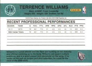2010-11 Donruss #11 Terrence Williams  Back
