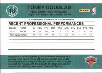 2010-11 Donruss #18 Toney Douglas  Back