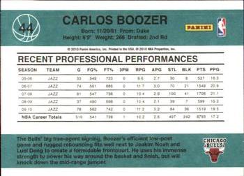 2010-11 Donruss #44 Carlos Boozer  Back