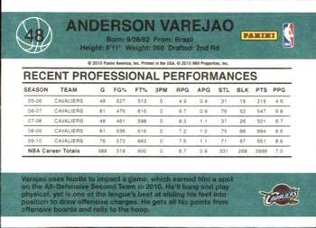 2010-11 Donruss #48 Anderson Varejao  Back