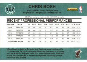 2010-11 Donruss #167 Chris Bosh  Back