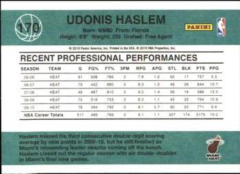 2010-11 Donruss #170 Udonis Haslem  Back