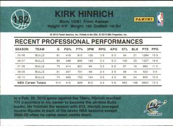 2010-11 Donruss #182 Kirk Hinrich  Back