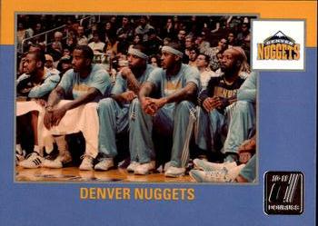 2010-11 Donruss #283 Denver Nuggets  Front