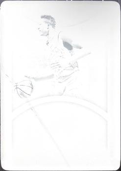 2020-21 Panini Flawless - Excellence Signatures Printing Plates Black #1 Dominique Wilkins Front