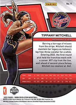 2022 Panini Revolution WNBA #9 Tiffany Mitchell Back