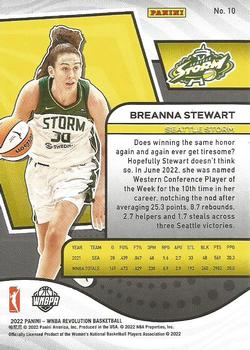 2022 Panini Revolution WNBA #10 Breanna Stewart Back