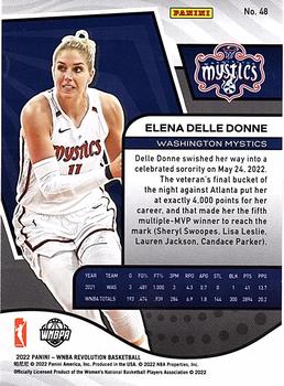 2022 Panini Revolution WNBA #48 Elena Delle Donne Back