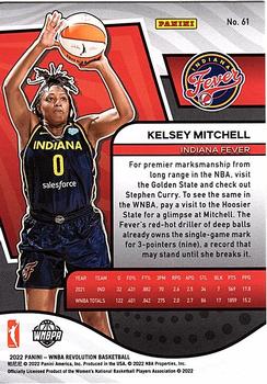 2022 Panini Revolution WNBA #61 Kelsey Mitchell Back