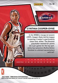 2022 Panini Revolution WNBA #82 Cynthia Cooper-Dyke Back