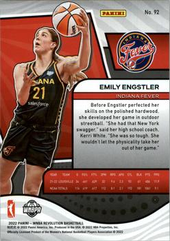 2022 Panini Revolution WNBA #92 Emily Engstler Back