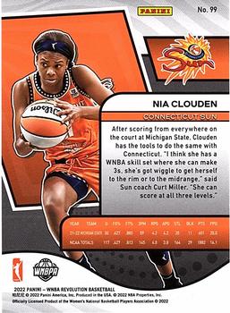 2022 Panini Revolution WNBA #99 Nia Clouden Back