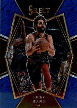 2021-22 Panini Select - Blue Shimmer Prizms #169 Ricky Rubio Front