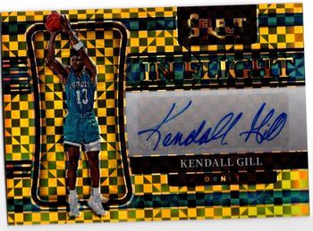 2021-22 Panini Select - In Flight Signatures Gold Prizms #IF-KGL Kendall Gill Front