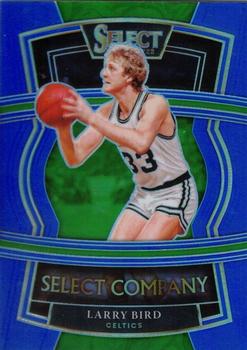 2021-22 Panini Select - Select Company Blue Prizms #17 Larry Bird Front