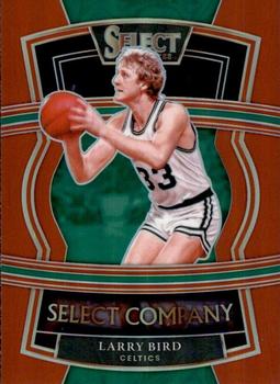 2021-22 Panini Select - Select Company Red Prizms #17 Larry Bird Front