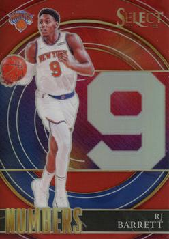 2021-22 Panini Select - Select Numbers Red Prizms #13 RJ Barrett Front