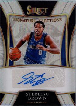 2021-22 Panini Select - Signature Selections #SS-SBR Sterling Brown Front