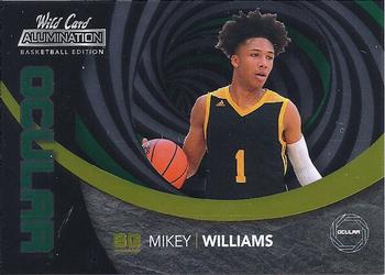 2021-22 Wild Card Alumination - Ocular Single Swirl Green #AOC-19 Mikey Williams Front