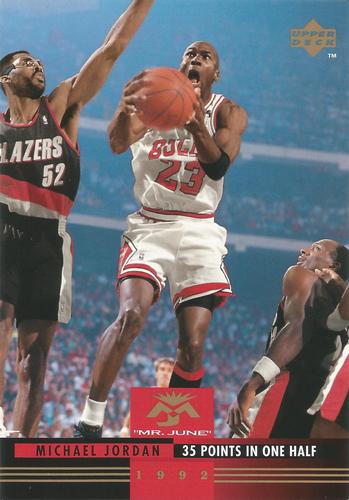 1993-94 Upper Deck Authenticated Michael Jordan Mr. June Jumbo #MJ4 Michael Jordan Front