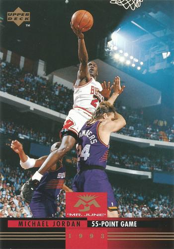 1993-94 Upper Deck Authenticated Michael Jordan Mr. June Jumbo #MJ7 Michael Jordan Front