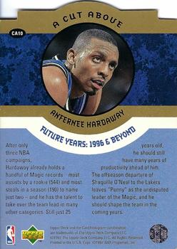 1996-97 Collector's Choice - A Cut Above: The Anfernee Hardaway Years #CA10 Anfernee Hardaway Back