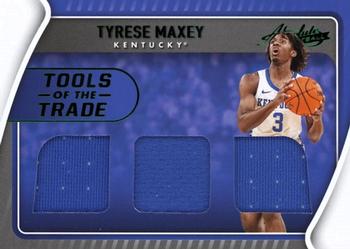 2022 Panini Chronicles Draft Picks - Absolute Tools of the Trade Green #TOTT-30 Tyrese Maxey Front