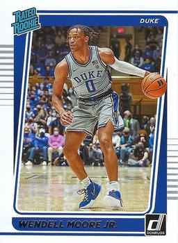 2022 Panini Chronicles Draft Picks - Donruss Rated Rookies #24 Wendell Moore Jr. Front