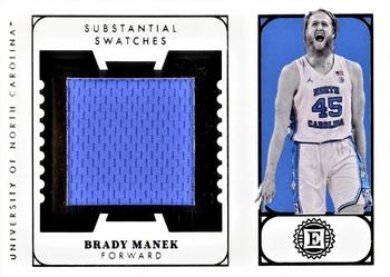 2022 Panini Chronicles Draft Picks - Encased Substantial Rookie Swatches #ES-BMA Brady Manek Front