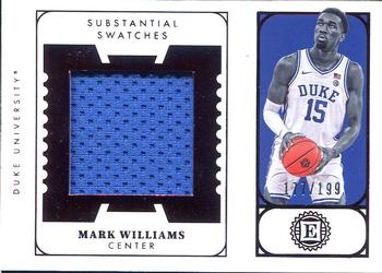 2022 Panini Chronicles Draft Picks - Encased Substantial Rookie Swatches Red #ES-MWI Mark Williams Front