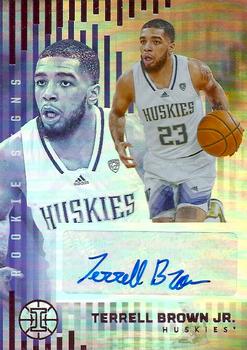 2022 Panini Chronicles Draft Picks - Illusions Rookie Signs #RS-TBJ Terrell Brown Jr. Front